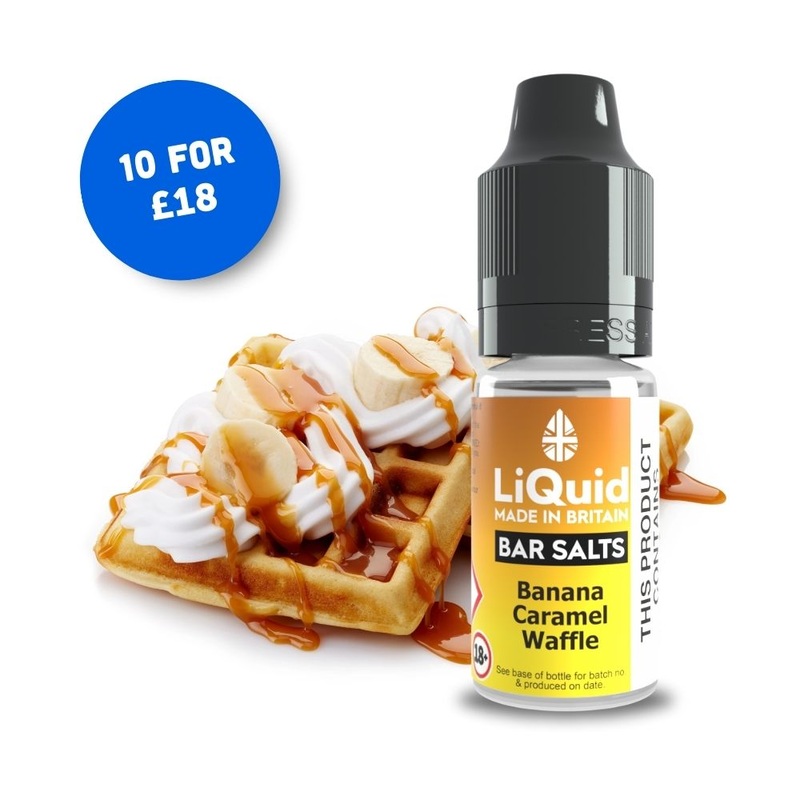 Banana Caramel Waffle – Nicotine Salt Vape Juice