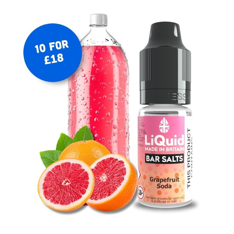 Grapefruit Soda – Nicotine Salt Vape Juice
