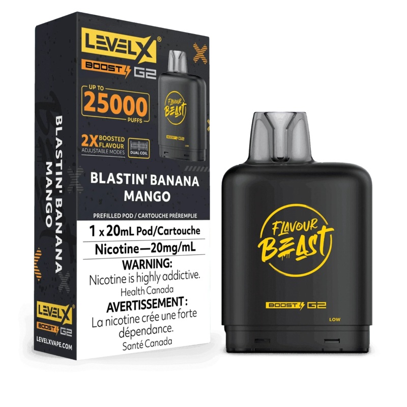 Level X Boost G2 25K Flavour Beast – Blastin’ Banana Mango