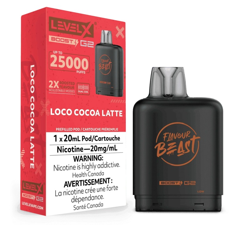 Level X Boost G2 25K Flavour Beast – Loco Cocoa Latte