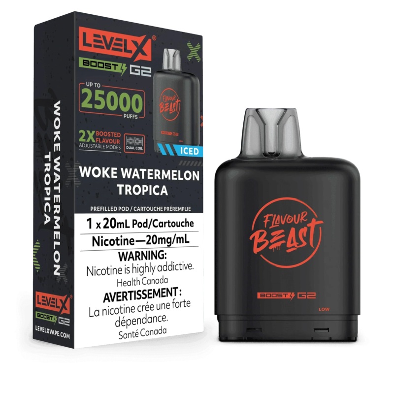 Level X Boost G2 25K Flavour Beast – Woke Watermelon Tropica