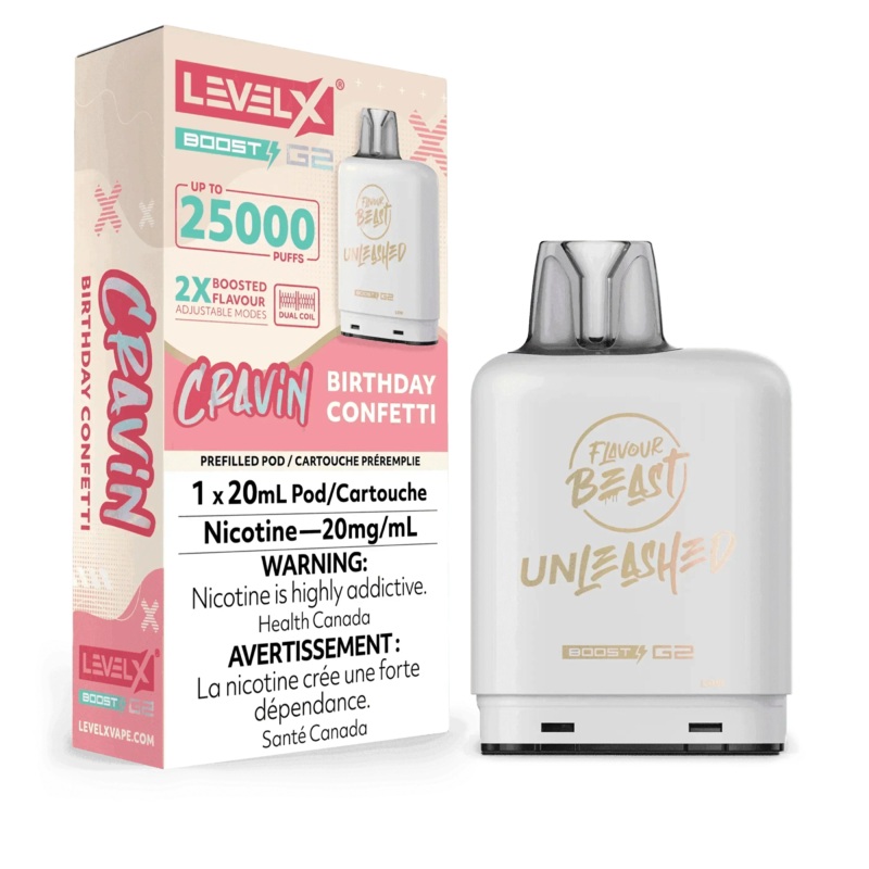 Level X Boost G2 25K Unleashed – Cravin’ Birthday Confetti