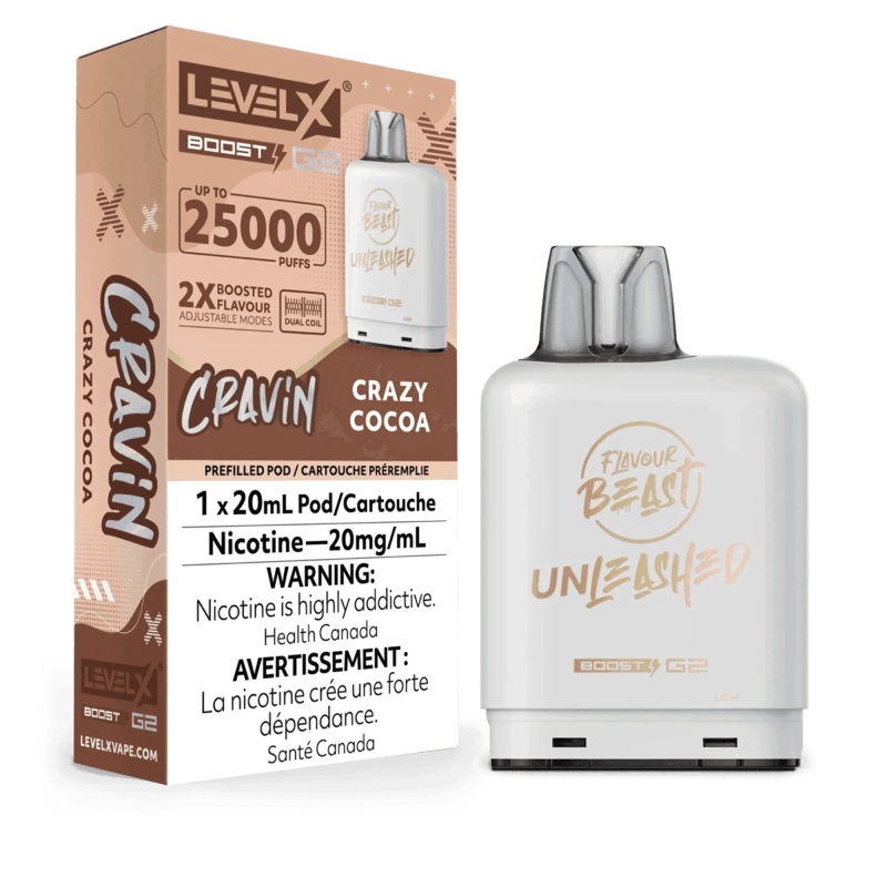 Level X Boost G2 25K Unleashed – Cravin’ Crazy Cocoa