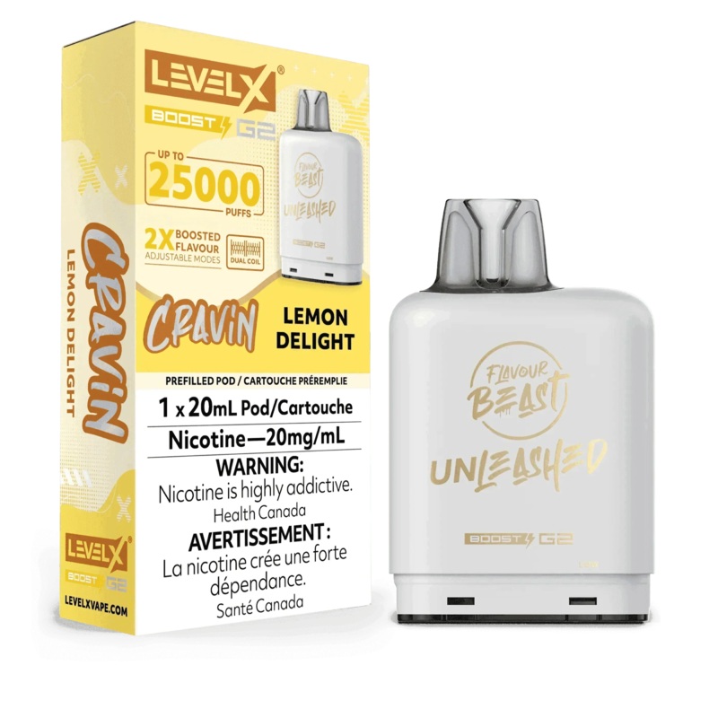 Level X Boost G2 25K Unleashed – Cravin’ Lemon Delight