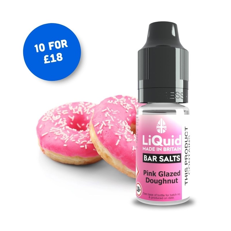 Pink Glazed Donut – Nicotine Salt Vape Juice