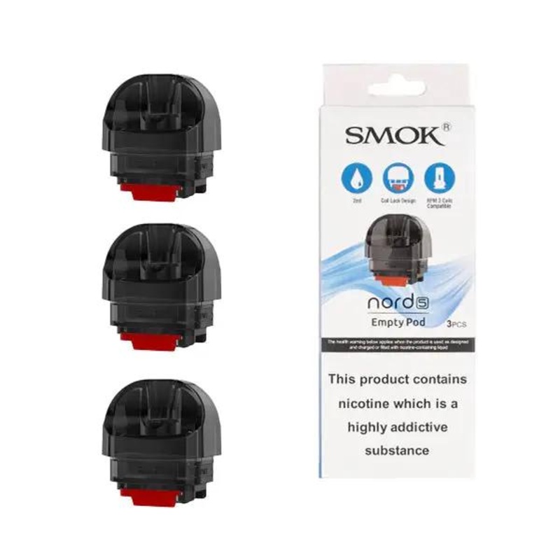 Smok Nord 5 Replacement Pods – Pack of 3