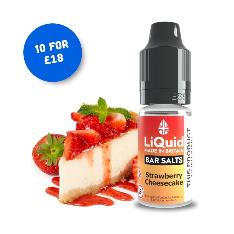 Strawberry Cheesecake – Nicotine Salt Vape Juice