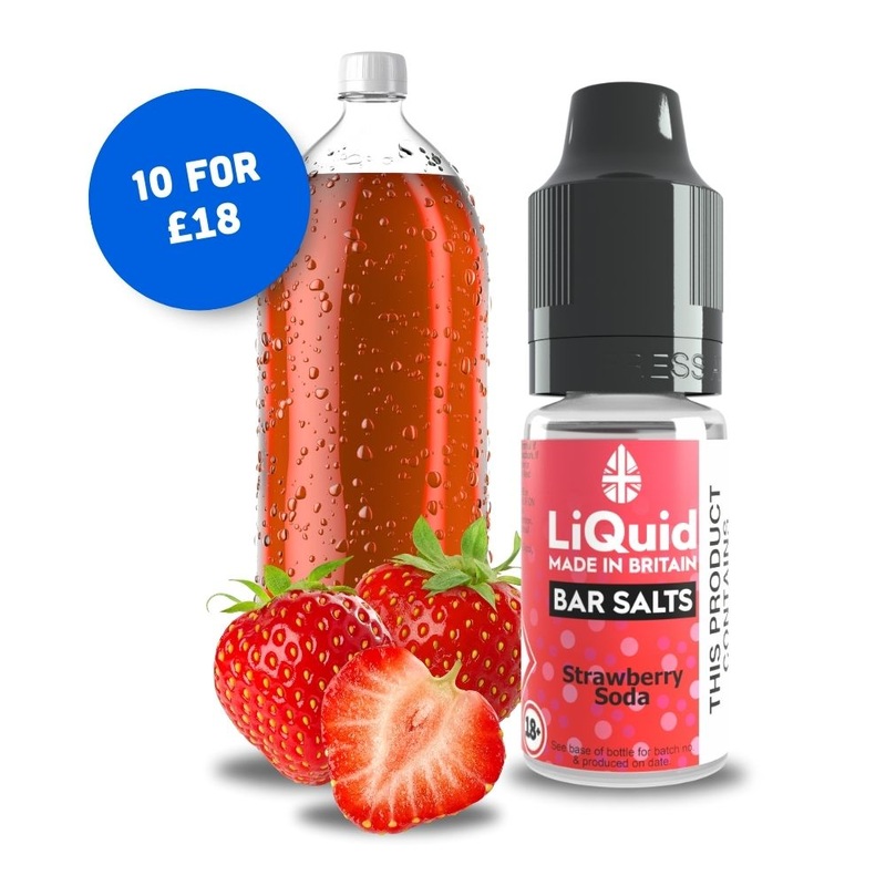Strawberry Soda –  Nicotine Salt Vape Juice
