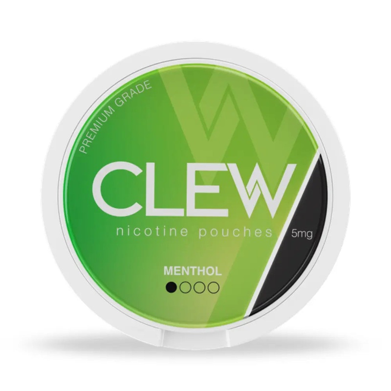 Clew Menthol Nicotine Pouches|5mg|10mg