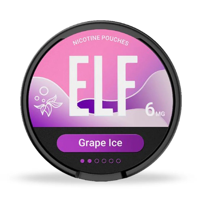 ELF Grape Ice Nicotine Pouches