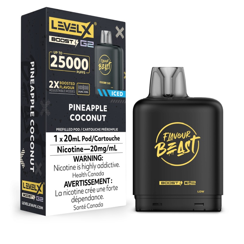 Level X Boost G2 25K Flavour Beast – Pineapple Coconut Ice