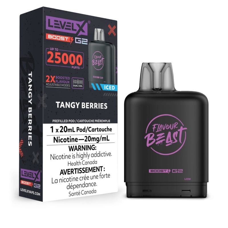 Level X Boost G2 25K Flavour Beast – Tangy Berries Ice