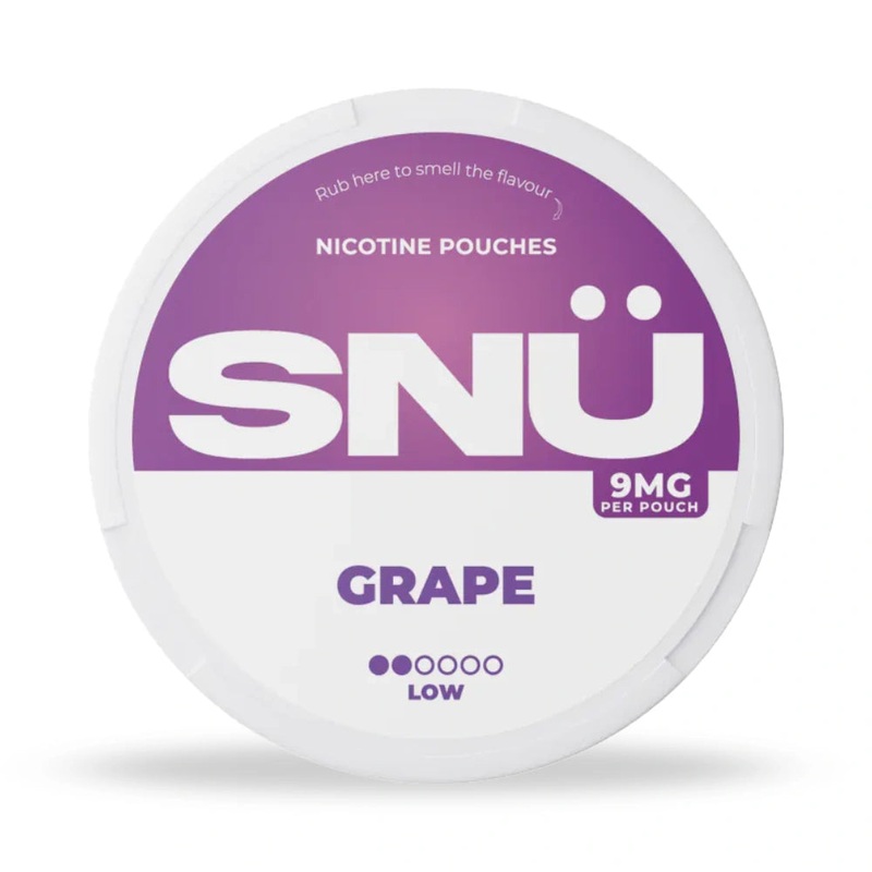SN Grape Nicotine Pouches|9mg|12mg