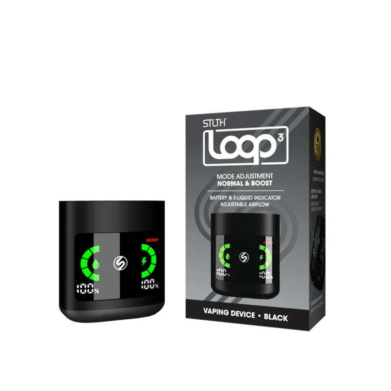 STLTH Loop 3 Vape Device Kit|Black