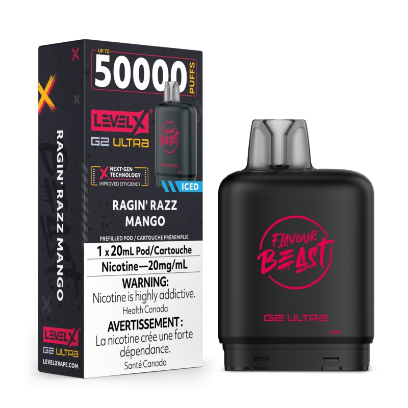 Level X G2 Ultra 50K – Ragin’ Razz Mango