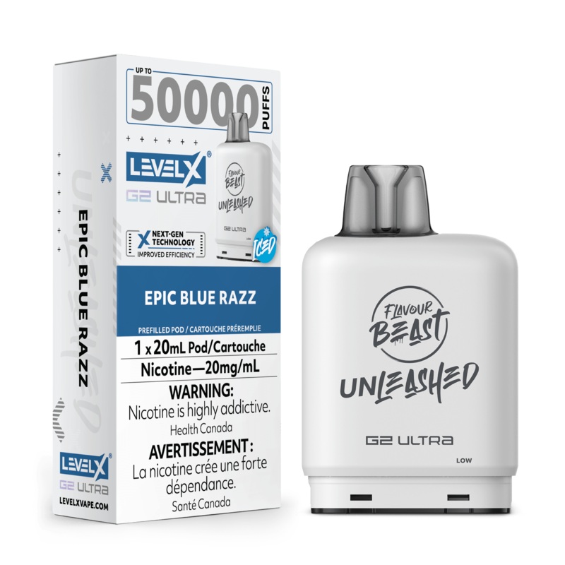 Level X G2 Ultra 50K – Unleashed – Epic Blue Razz