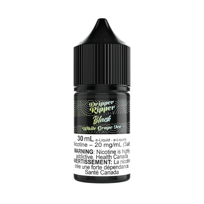 Dripper Ripper Black Salts – White Grape Ice