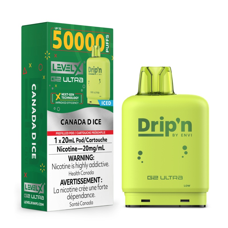 Level X G2 Ultra 50K Drip’N – Canada D Ice