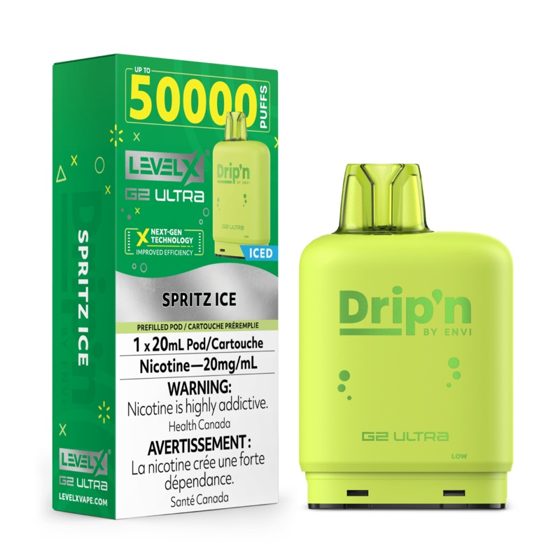Level X G2 Ultra 50K Drip’N – Spritz Ice