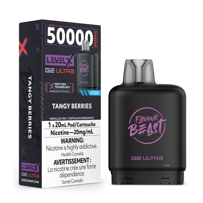 Level X G2 Ultra 50K – Tangy Berries Iced