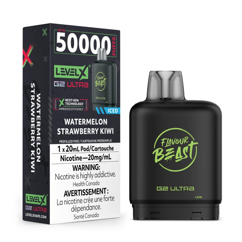 Level X G2 Ultra 50K – Watermelon Strawberry Kiwi Iced