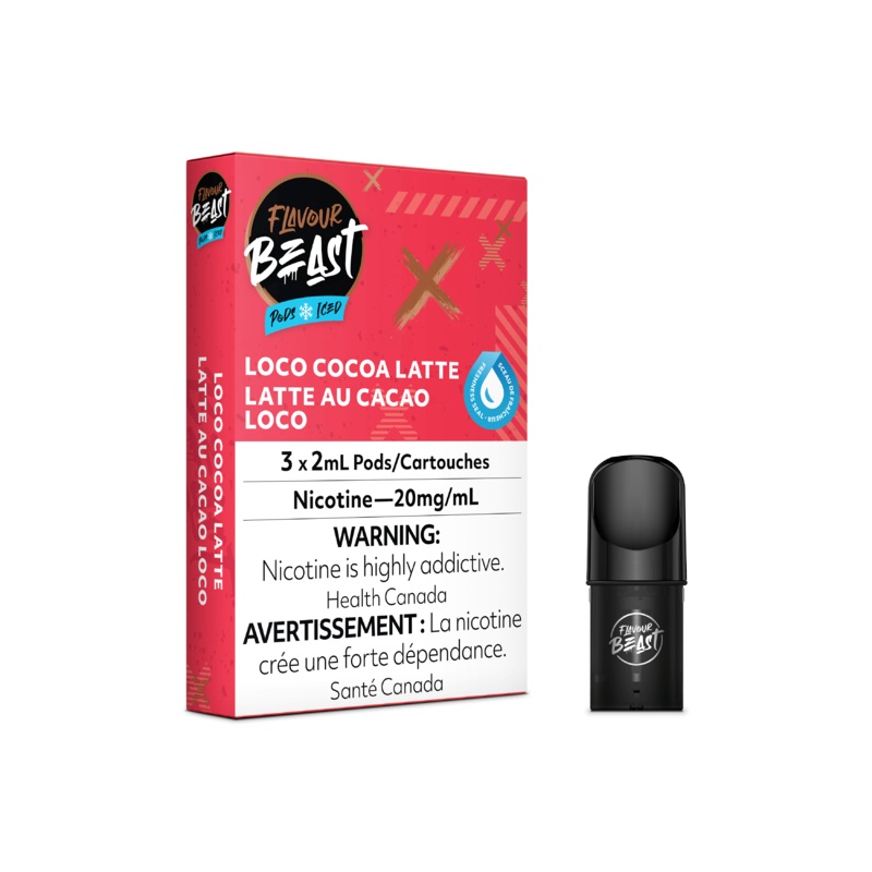 Flavour Beast Pod Pack – Loco Cocoa Latte Iced