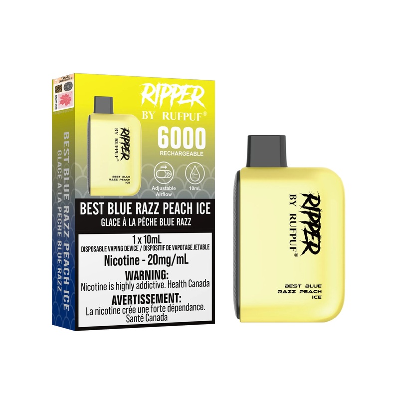 RufPuf Ripper 6000 – Best Blue Razz Peach Ice