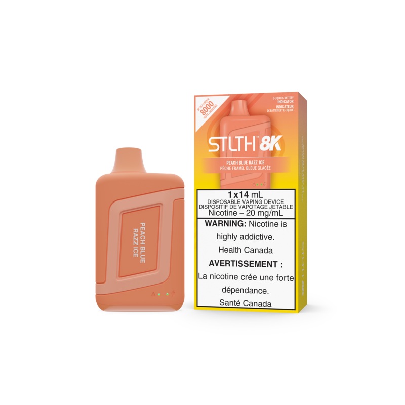 STLTH 8K – Peach Blue Razz Ice