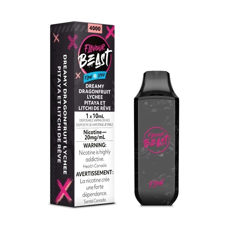 Flavour Beast 4000 – Dreamy Dragonfruit Lychee Iced