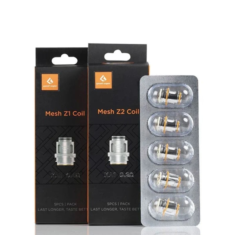 Geekvape Zeus Coils (5 pack)|Mesh 0.2 ohm|Mesh 0.4 ohm|Mesh 0.15 ohm