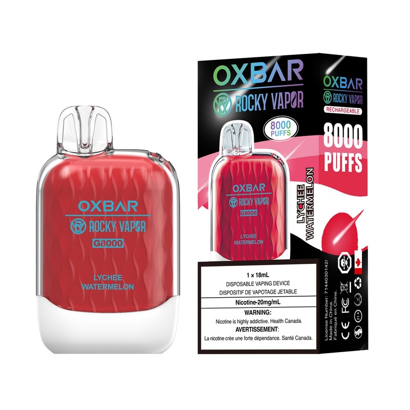 Oxbar 8000 – Lychee Watermelon