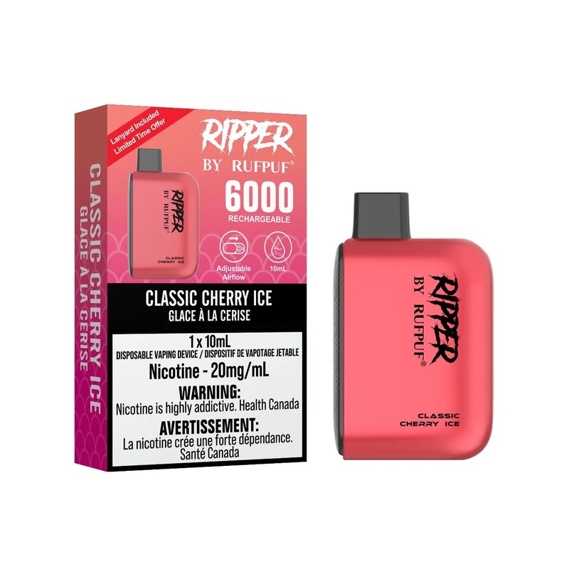 RufPuf Ripper 6000 – Classic Cherry Ice