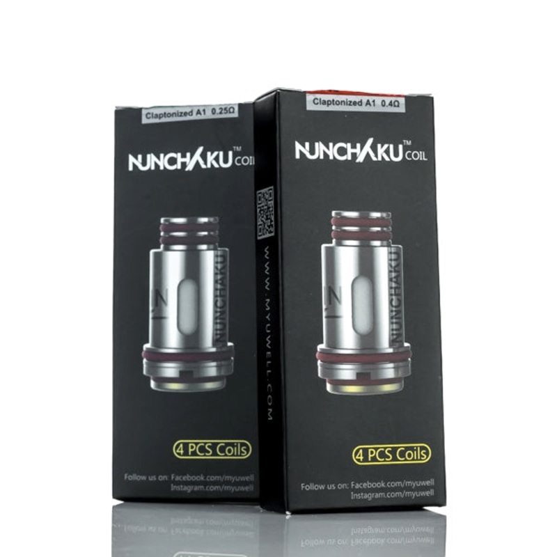 Uwell Nunchaku Coils (4 Pack)|0.14ohm mesh|0.2ohm mesh|0.25ohm|0.4ohm