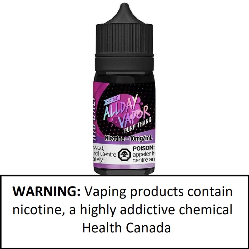 Allday Vapor Salt Purp Thang (30mL)
