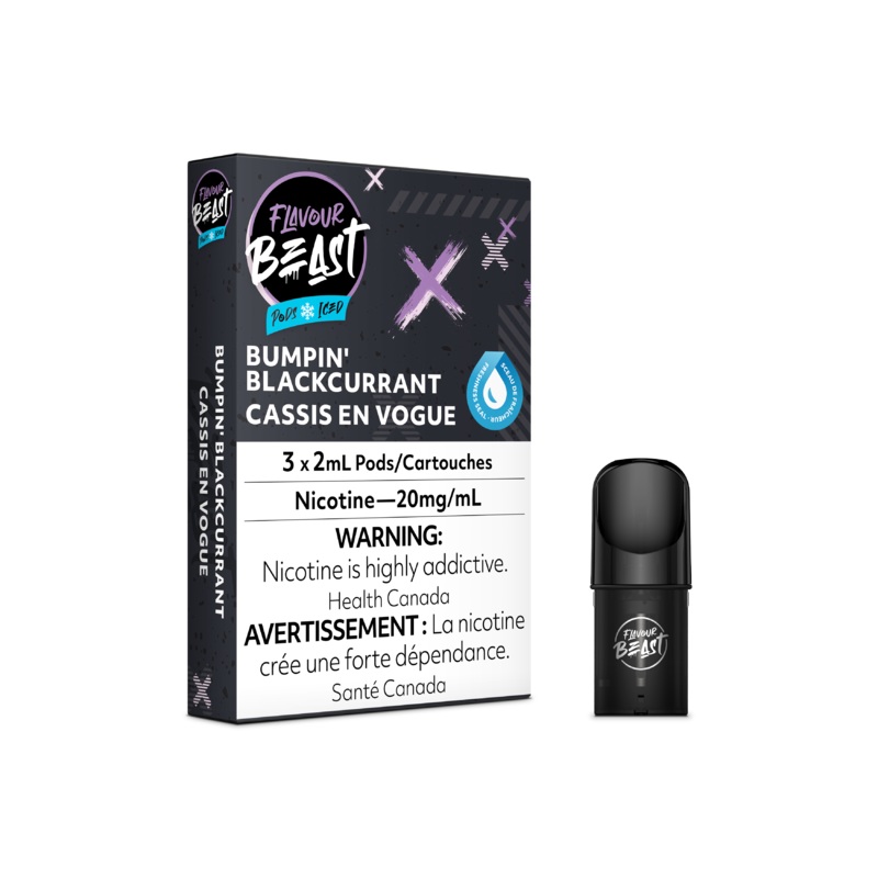 Flavour Beast Pod Pack – Bumpin’ Blackcurrant Iced