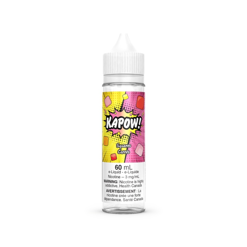 Kapow – Squares – AB|60 mL|0 mg|3 mg|6 mg|12 mg