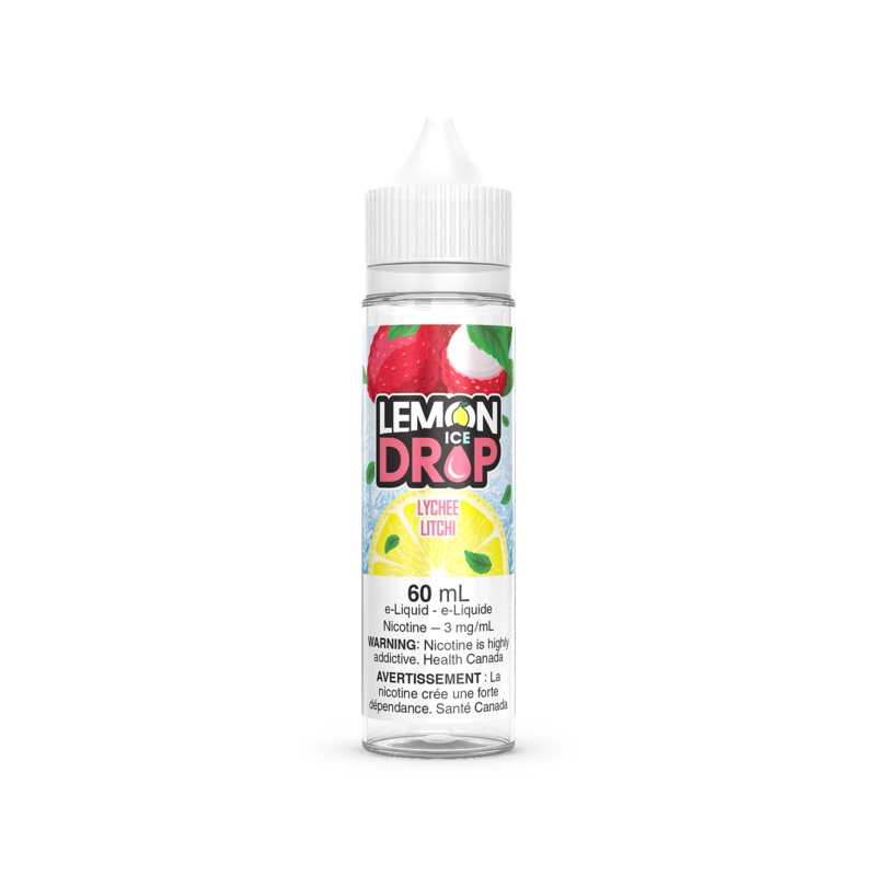 Lemon Drop Ice – Lychee – AB|60 mL|0 mg|3 mg|6 mg|12 mg