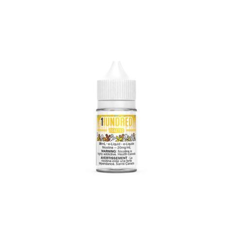 1Hundred Salt Toasted (30mL)|30ML|12MG|20MG|BOLD 50|12MG (ONT-TAX)|20MG (ONT-TAX)|BOLD 50 (ONT-TAX)