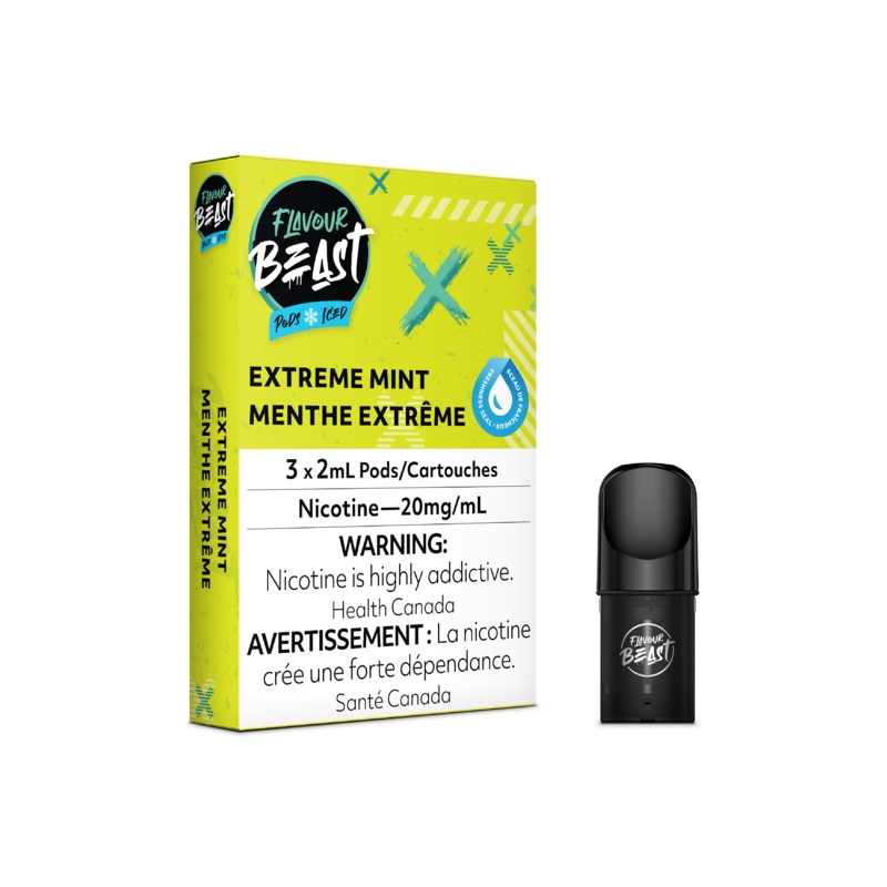 Flavour Beast Pod Pack – Extreme Mint Iced