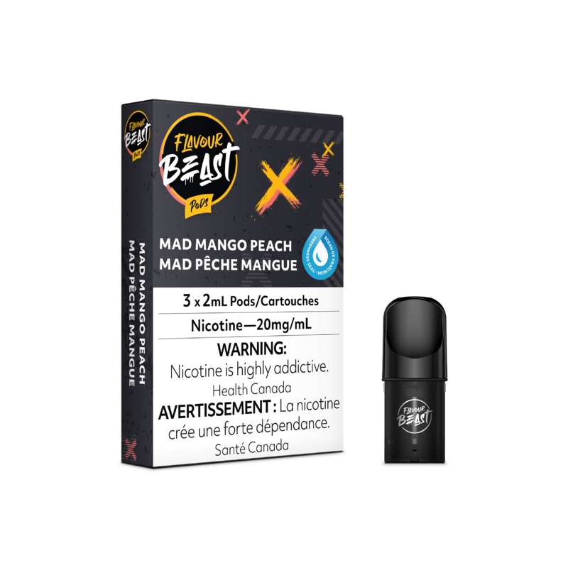 Flavour Beast Pod Pack – Mad Mango Peach