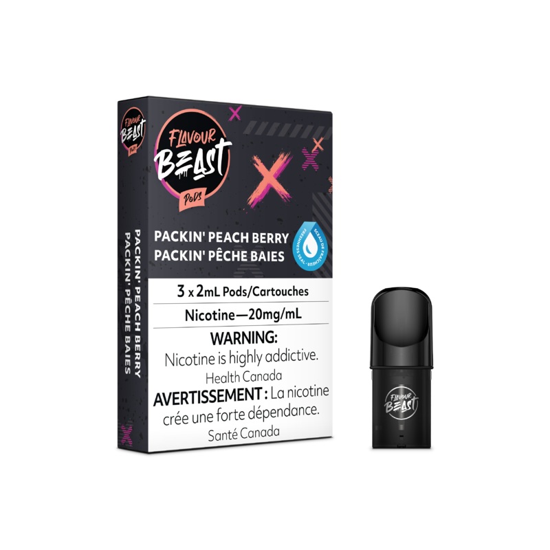 Flavour Beast Pod Pack – Packin’ Peach Berry