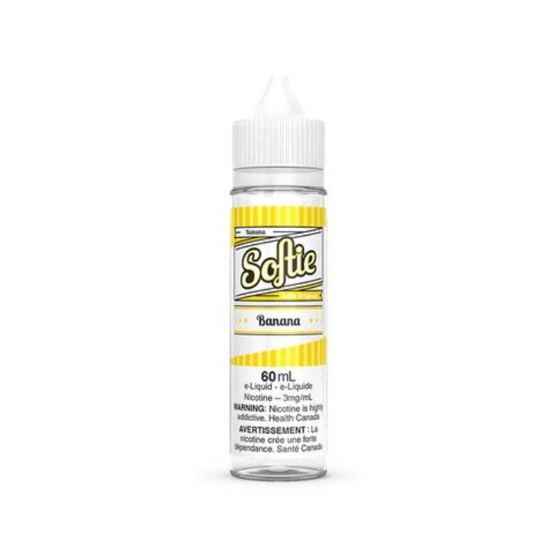 Softie Banana (60mL)|60ML|0MG|3MG|6MG|0MG (ONT-TAX)|3MG (ONT-TAX)|6MG (ONT-TAX)