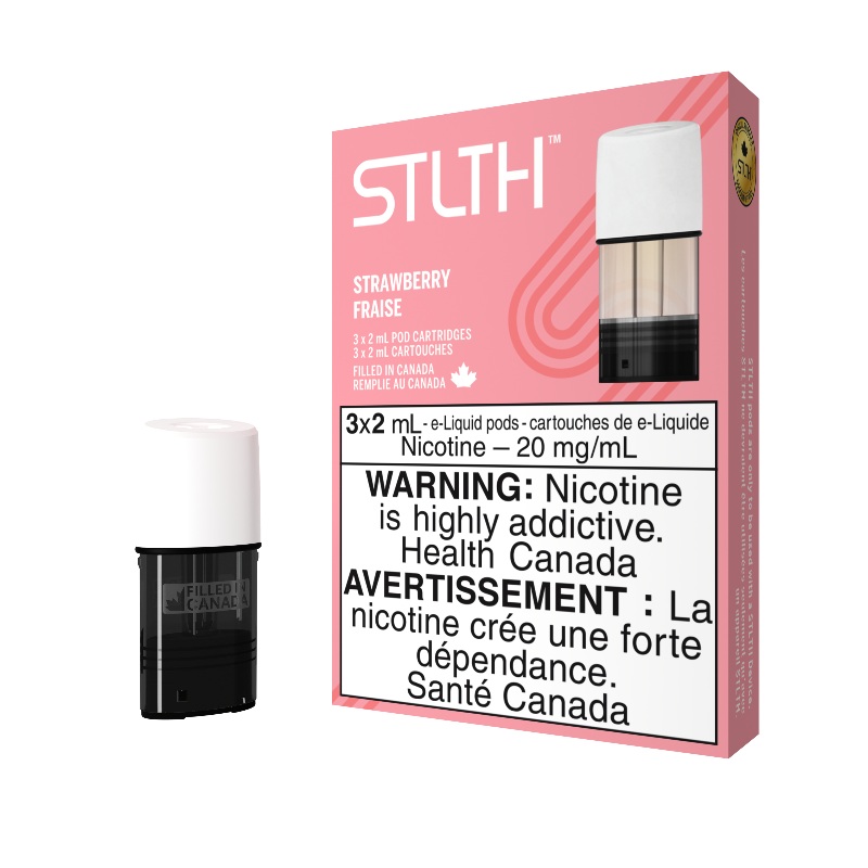 STLTH Strawberry Pods (3Pk)|20MG|BOLD 35|BOLD 50|20MG (ONT-TAX)|BOLD 50 (ONT-TAX)