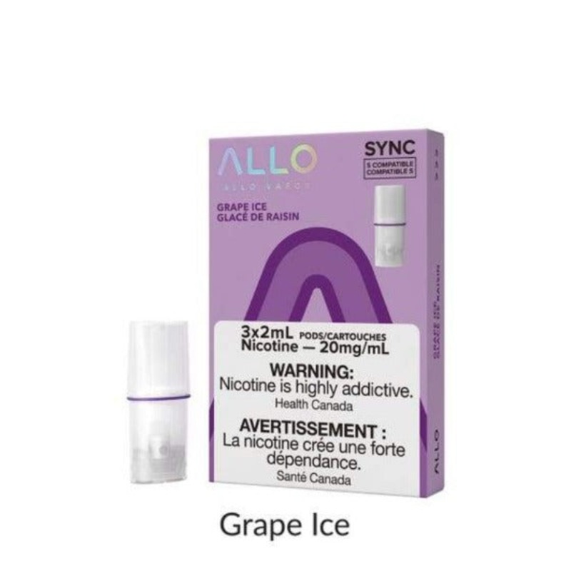 Allo Sync Grape Ice Pod (3Pk) (S-Compatible)