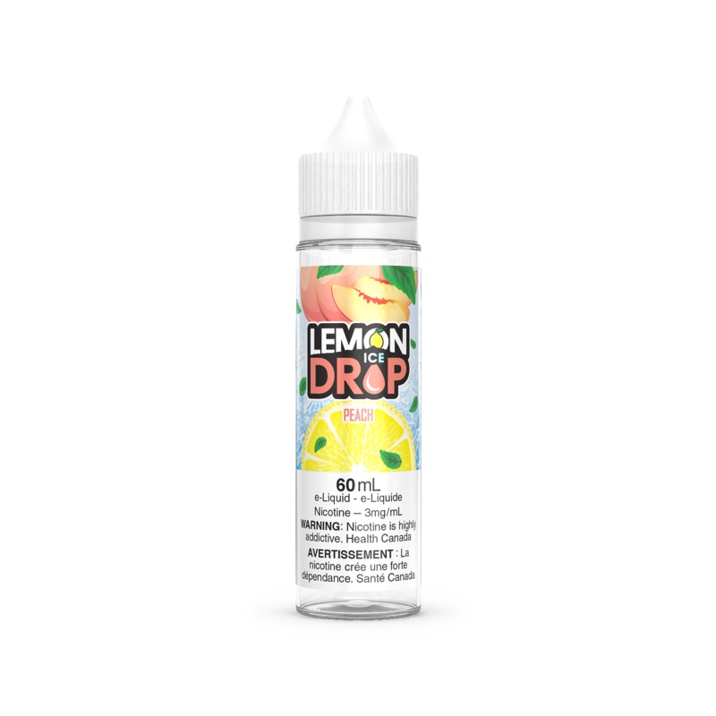 Lemon Drop Ice – Peach – AB|60 mL|0 mg|3 mg|6 mg|12 mg