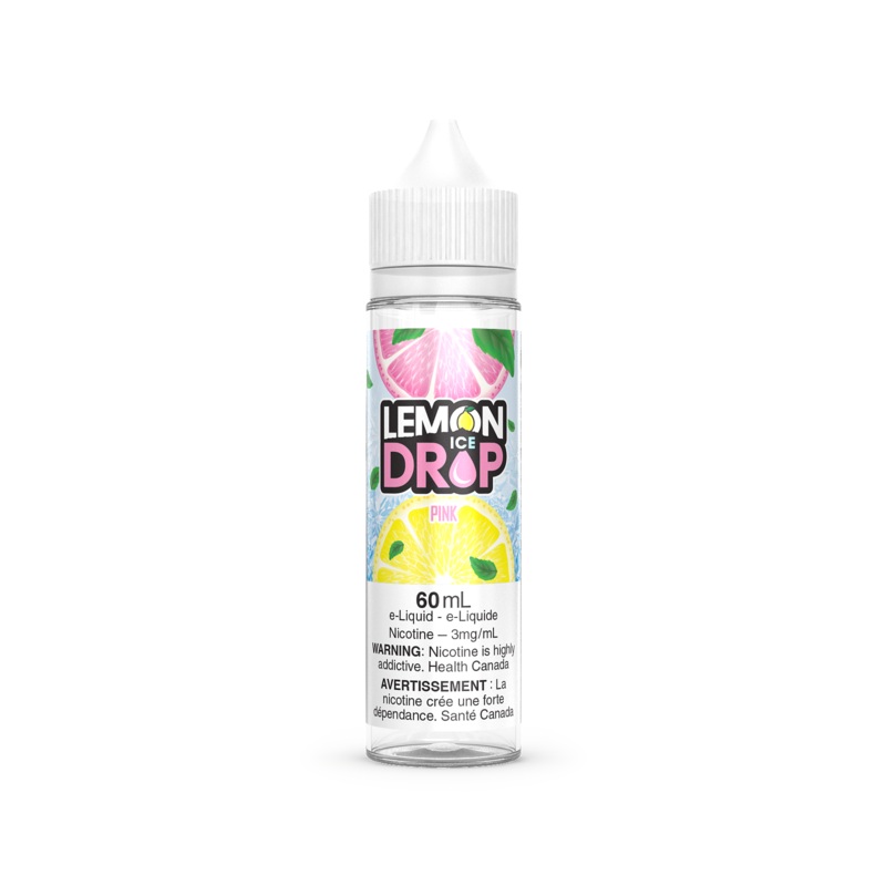 Lemon Drop Ice – Pink – AB|60 mL|0 mg|3 mg|6 mg|12 mg