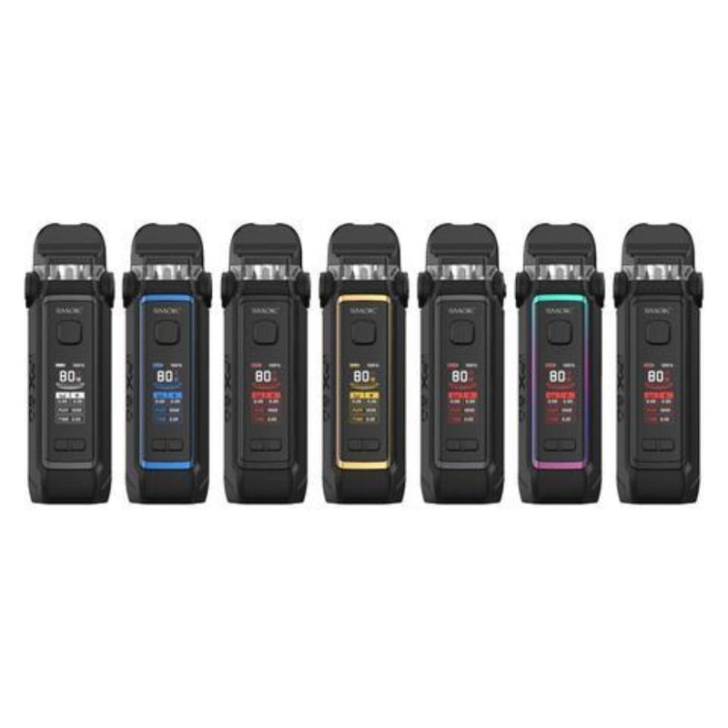 Smok IPX 80 Pod Kit [CRC]|BLACK CARBON FIBER|BLUE|BROWN|FLUID 7 COLOR|FLUID BLACK GREY|GREY|RED