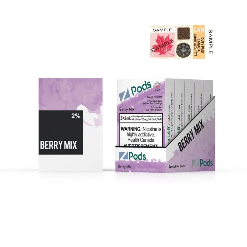 Z Pods Berry Mix 2% Special Nic Blend