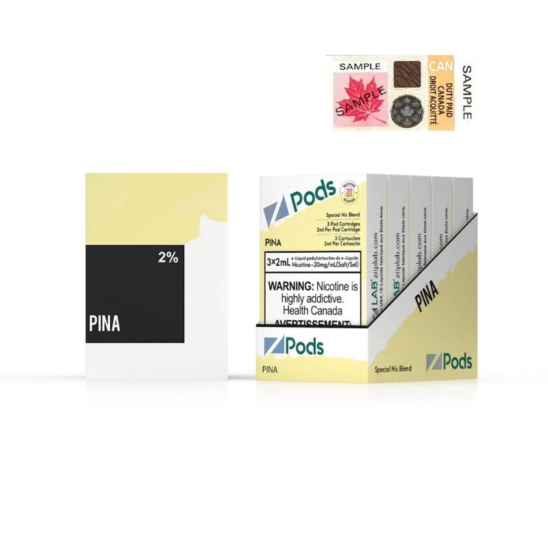 Z Pods Caribbean White (Pina) 2% Special Nic Blend