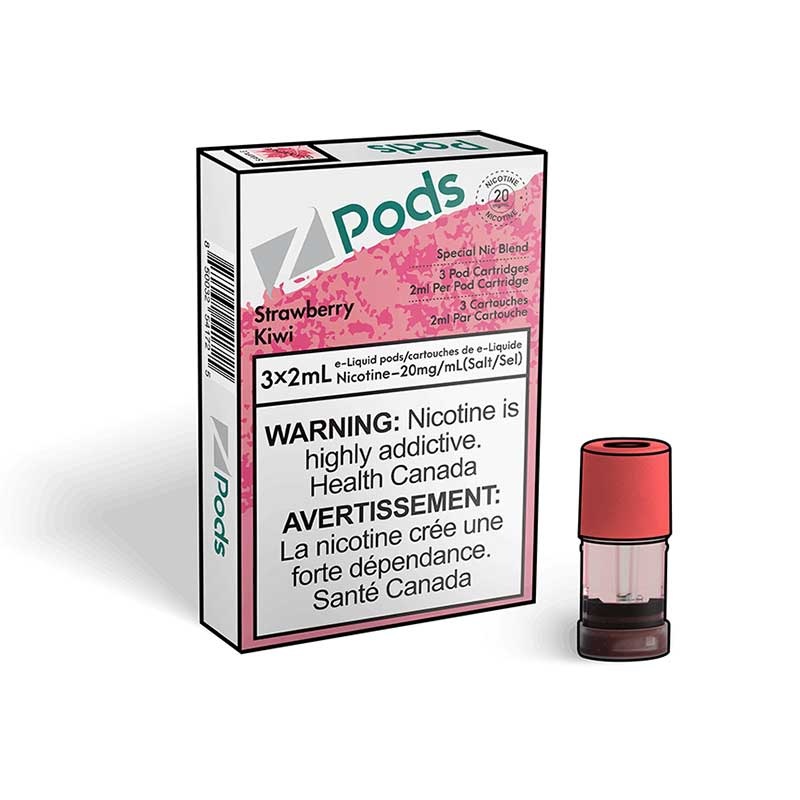 Z Pods Strawberry Kiwi|20MG SPECIAL NIC BLEND|20MG SPECIAL NIC BLEND (ONT-TAX)